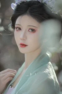 Ethereal Beauty of Wu Sui Sui in Art Language YiTuYu Vol.8876: A Spring Muse in Hanfu - image 11