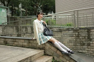 Tuantuan Captivates in Classic JK Uniform for IESS Collection - image 14