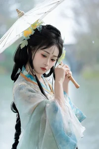 Ethereal Hanfu Beauty in Meiling Plum Forest - YiTuYu Vol.8870 Jiao Yi Zhi Sui Sui - image 16