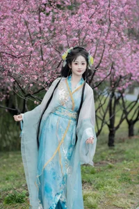 Ethereal Hanfu Beauty in Meiling Plum Forest - YiTuYu Vol.8870 Jiao Yi Zhi Sui Sui - image 11