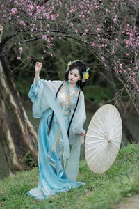Ethereal Hanfu Beauty in Meiling Plum Forest - YiTuYu Vol.8870 Jiao Yi Zhi Sui Sui - image 22