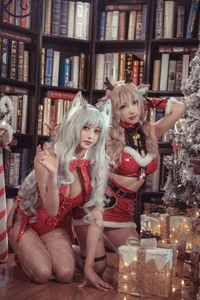 Ci Qing Poi and Dong Ma Lu Sha - Reindeer and Wolf Cosplay Collection (41P) - image 0