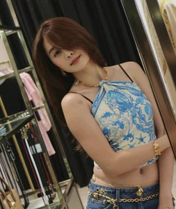 Thiều Bảo Trâm's Sister Sets Summer Trends with a Bold Scarf Top Fashion Statement - image 6