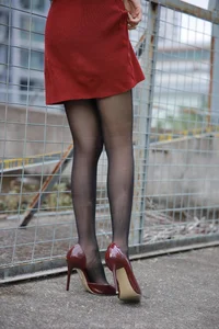 Mei Zi in Burgundy High Heels: A Sophisticated IESS Fashion Editorial - image 37