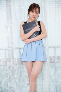 Wan Ping Sweet Blue Theme Leg Model Photography - IESS Lemon Peel - image 6