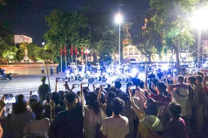 Spectacular Martial Arts and Drill Exhibition by the CAND Guard Force in Hanoi - image 8