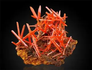 Discover Crocoite: The world's rarest brilliant orange-red mineral, a stunning crystal masterpiece - image 8