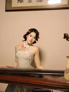 XiuRen No.10749: Li Li An Na O's Elegant Cheongsam Photoshoot Captures Timeless Asian Beauty - image 23