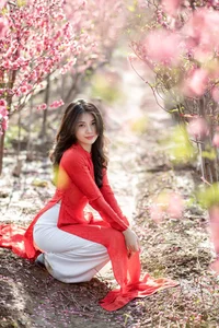 Elegant Vietnamese Tradition: Lê Thị Phương Thảo in Stunning Áo Dài Photography - image 13