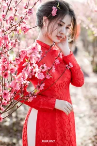 Elegant Vietnamese Tradition: Lê Thị Phương Thảo in Stunning Áo Dài Photography - image 18