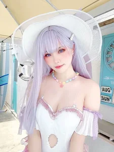 Ethereal Charm: Ely_eee Captivates in the Stunning Plymouth Swimsuit Collection - image 0
