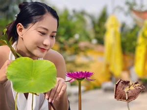 A Closer Look at the Sophisticated Charm of NSND Việt Anh’s Partner - image 2