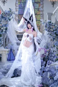 Stunning Azur Lane Musashi Cosplay by Qing Shui You Nai: Elegant Violet Floweryness Kimono Aesthetic and Wisteria Garden Photography - image 0