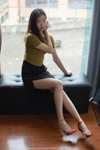 Elegant High-Slit Dress Collection Featuring Xiao Jiu for IESS - image 22
