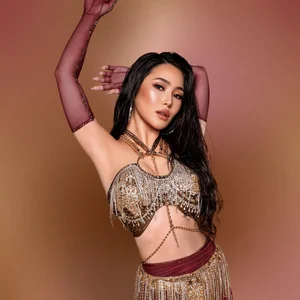 Singer Huong Tram Showcases Stunning Western-Style Swimwear and Body Confidence - image 4