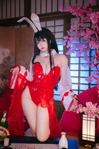 Stunning Azur Lane Oyama Bunny Girl Cosplay by Ri Nai Jiao: Exclusive 47P High-Definition Image Collection for Anime and Gaming Fans - image 22