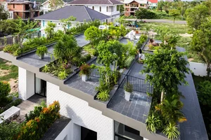 Innovative Terraced Roof Garden House Architecture in Nha Trang - image 4