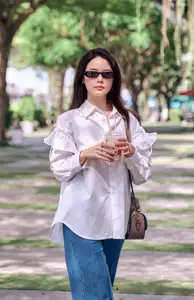 Midu's Ageless Charm: White Shirt Style Makes Her Look Like a Schoolgirl at 35 - image 0