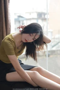 Elegant Style and Sophistication: Xiao Jiu in the IESS High Slit Long Dress Series - image 45