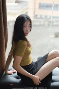 Elegant Style and Sophistication: Xiao Jiu in the IESS High Slit Long Dress Series - image 57