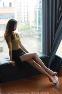 Elegant Style and Sophistication: Xiao Jiu in the IESS High Slit Long Dress Series - image 4