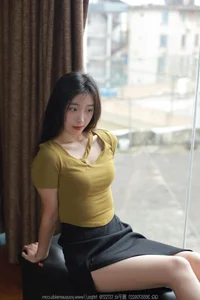 Elegant Style and Sophistication: Xiao Jiu in the IESS High Slit Long Dress Series - image 61
