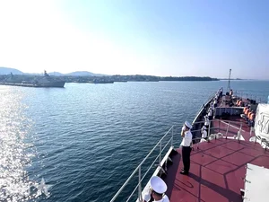 Vietnam People's Navy Ship 016-Quang Trung Completes Successful International Training Exercises - image 5