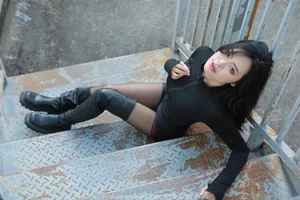 IESS Tu Tu Black Stockings and Long Boots: A Masterclass in Footwear Fashion - image 54