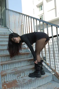 IESS Tu Tu Black Stockings and Long Boots: A Masterclass in Footwear Fashion - image 77