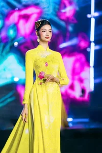 Designer Do Trinh Hoai Nam Transforms Yen Bai Gemstone Art into Luxurious Ao Dai - image 5