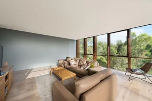Modern 2-Story Townhouse Design Featuring Cantilevered Floors for Seamless Indoor-Outdoor Living - image 8