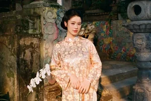 Han Hang radiates timeless grace in traditional Ao Dai after her journey into motherhood - image 2