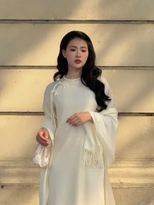 Timeless Elegance of Hanoi in a Traditional Silk Ao Dai - image 0