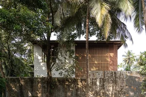Sustainable 3-Story Home Featuring Traditional Coconut Wood Roofing and Local Architecture - image 12