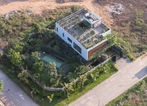 Unique Square Sticky Rice Cake Inspired Villa in Bac Giang: A Green Architectural Marvel - image 7