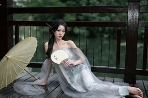 The Ethereal Grace of Da Xi Dacy in Art Language Vol.8897 by the Lake - image 0