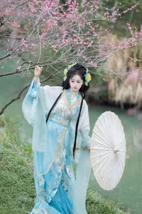 Ethereal Hanfu Beauty in Meiling Plum Forest - YiTuYu Vol.8870 Jiao Yi Zhi Sui Sui - image 28