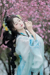 Ethereal Hanfu Beauty in Meiling Plum Forest - YiTuYu Vol.8870 Jiao Yi Zhi Sui Sui - image 21