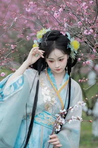 Ethereal Hanfu Beauty in Meiling Plum Forest - YiTuYu Vol.8870 Jiao Yi Zhi Sui Sui - image 3