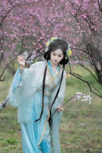 Ethereal Hanfu Beauty in Meiling Plum Forest - YiTuYu Vol.8870 Jiao Yi Zhi Sui Sui - image 12