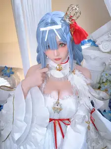 Coser Hoshilily's Azur Lane Janus Cosplay: Ethereal Beauty in a Dream - image 13