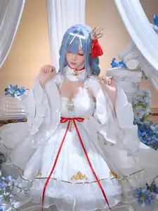 Coser Hoshilily's Azur Lane Janus Cosplay: Ethereal Beauty in a Dream - image 18